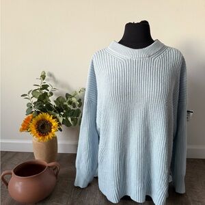 SO GOODS FOR LIFE Light Blue Cable Knit Sweater Size 2XL
